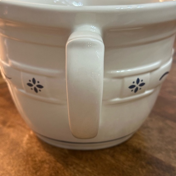 Longaberger Pottery Batter Bowl, Longaberger Pottery Mixing Bowl, Batter Bowl - Picture 4 of 7